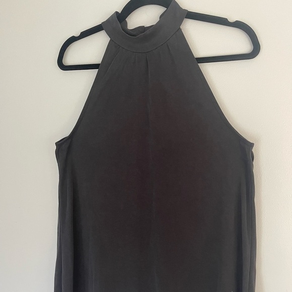 SILENCE + Noise Black Tent Style Halter Top Dress - Picture 3 of 10